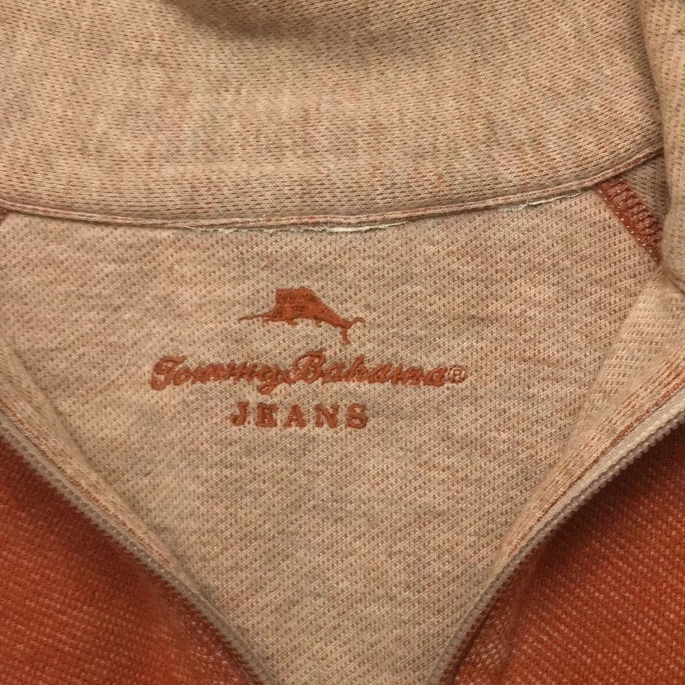 Tommy Bahama 1/2 zip sweater Size L - Picture 3 of 6